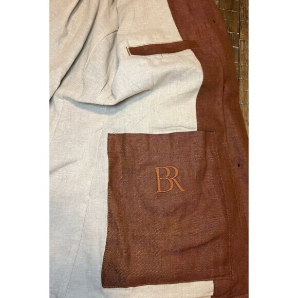 Banana Republic Women’s Arielle Linen Blend Jacket Size Large EUC - Picture 9 of 14